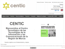 Tablet Screenshot of centic.es